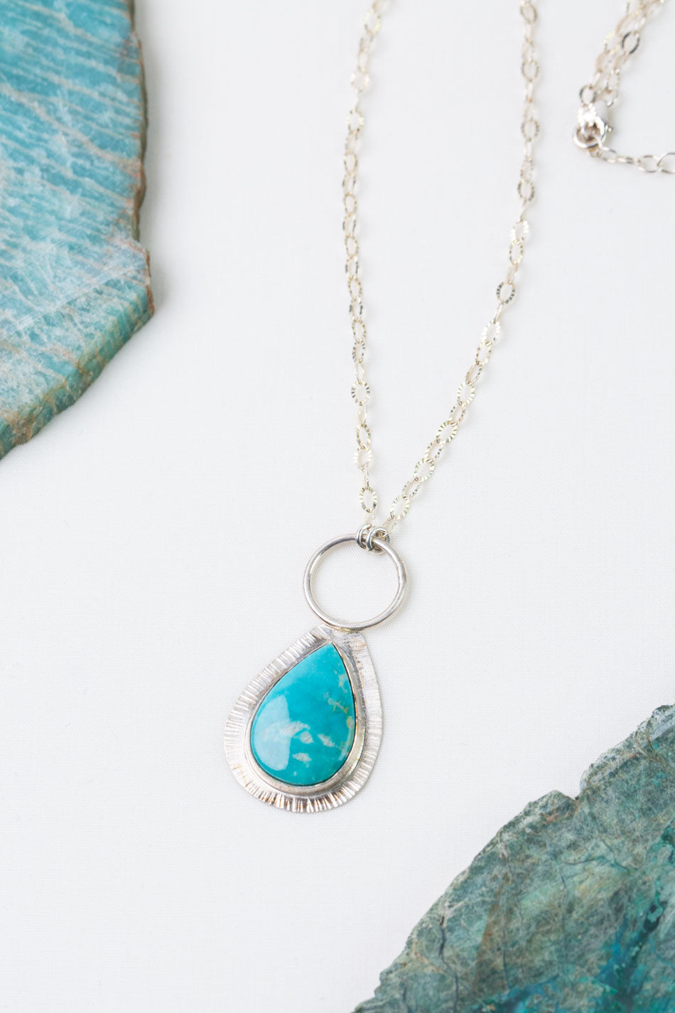 One Of A Kind 18.75-20.75" Kingman Turquoise Simple Necklace