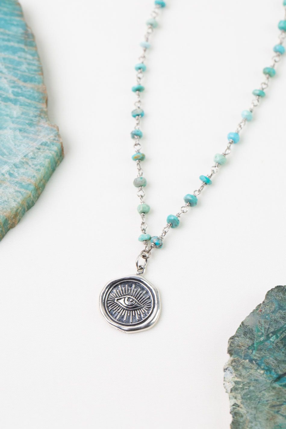 One Of A Kind 16.5-18.5" Turquoise Simple Necklace