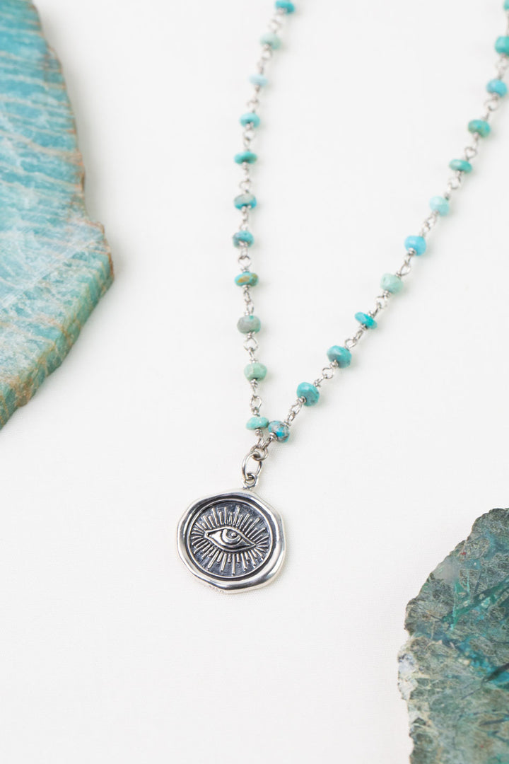 One Of A Kind 16.5-18.5" Turquoise Simple Necklace