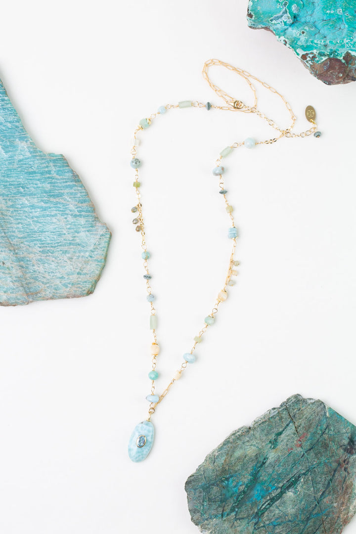 One Of A Kind 25-27" Larimar Simple Necklace