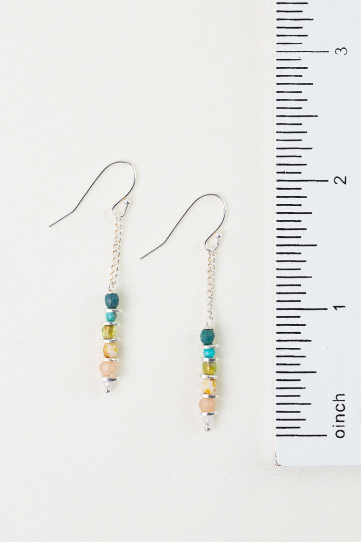 Primrose Czech Glass Dangle Earrings