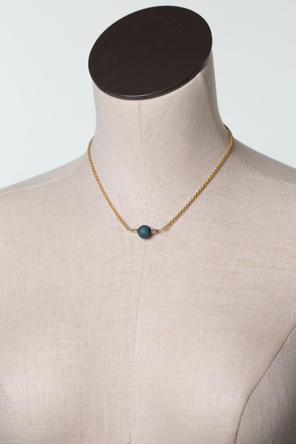 Starry Night 16-18" Lapis Lazuli Simple Necklace