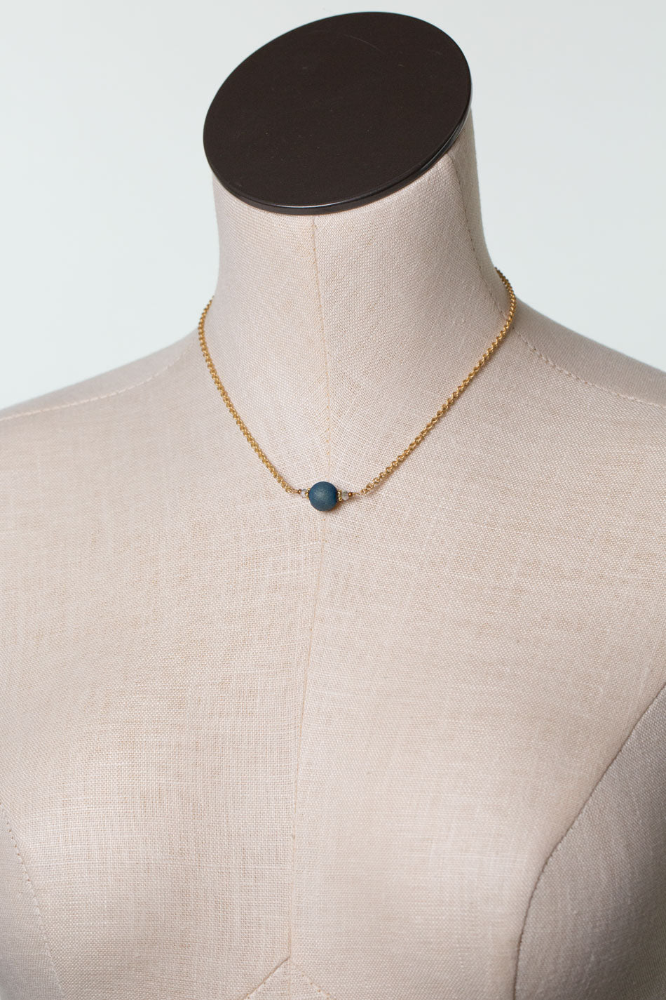 Starry Night 14-16" Lapis Lazuli Statement Necklace