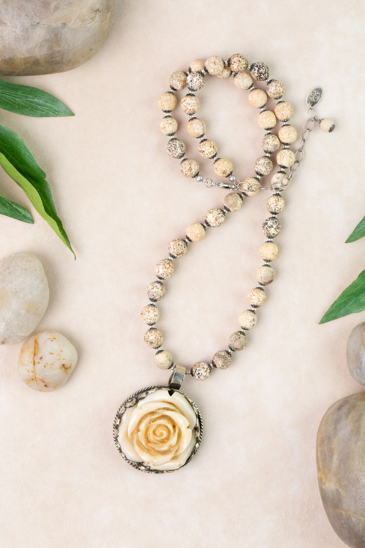 One Of A Kind 20-22" Natural Tibetan Focal Statement Necklace