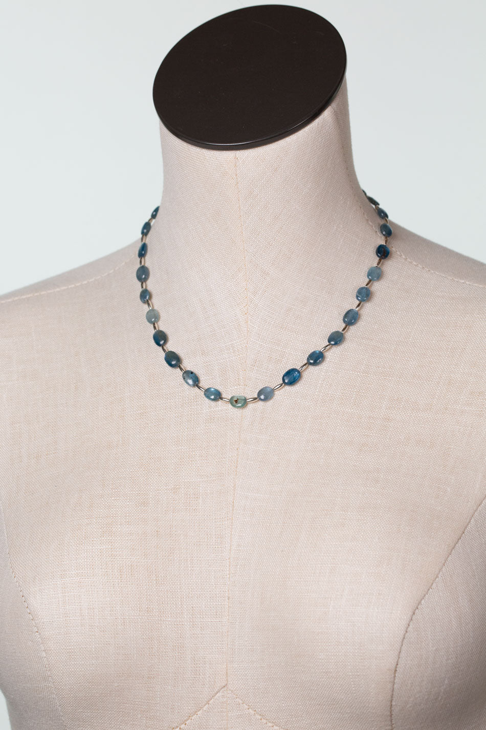 One Of A Kind 16.75-18.75" Kyanite Simple Necklace