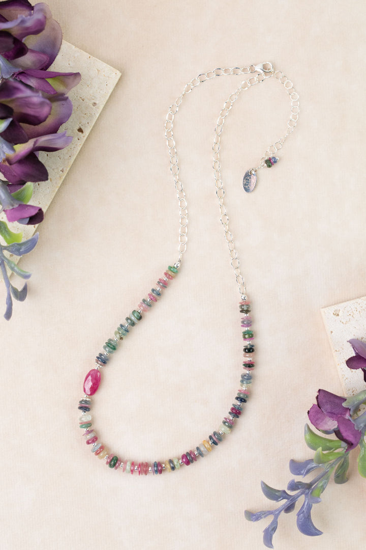 One Of A Kind 17-19" Sapphire Simple Necklace