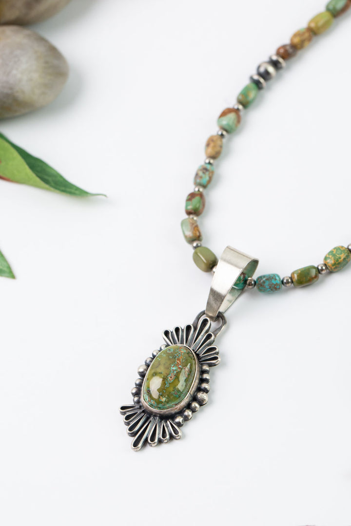 Jameson Garcia 20" Lone Mountain Turquoise Statement Necklace