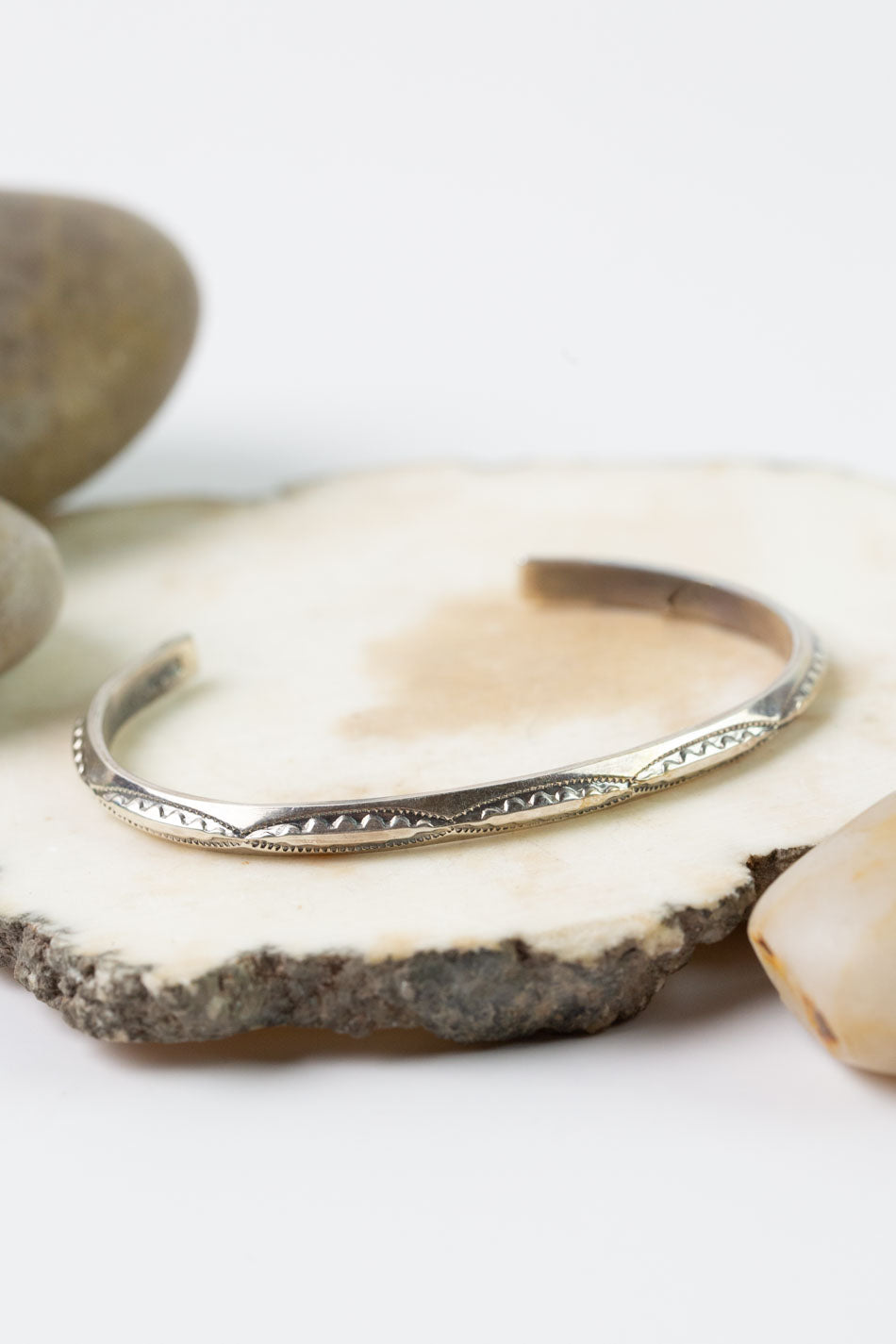 Native American Sterling Silver Cuff Bracelet