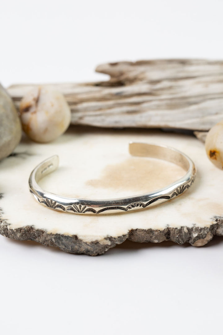 Native American Sterling Silver Cuff Bracelet