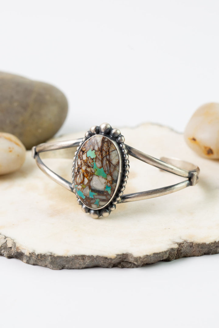 D.S. Royston Ribbon Turquoise Cuff Bracelet