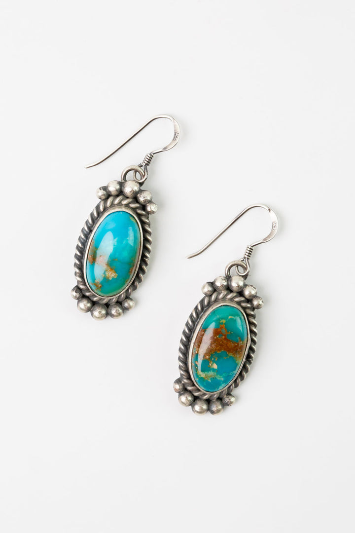 M. Spencer -22" Kingman Turquoise Statement Necklace set