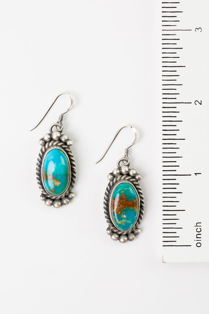 M. Spencer -22" Kingman Turquoise Statement Necklace set