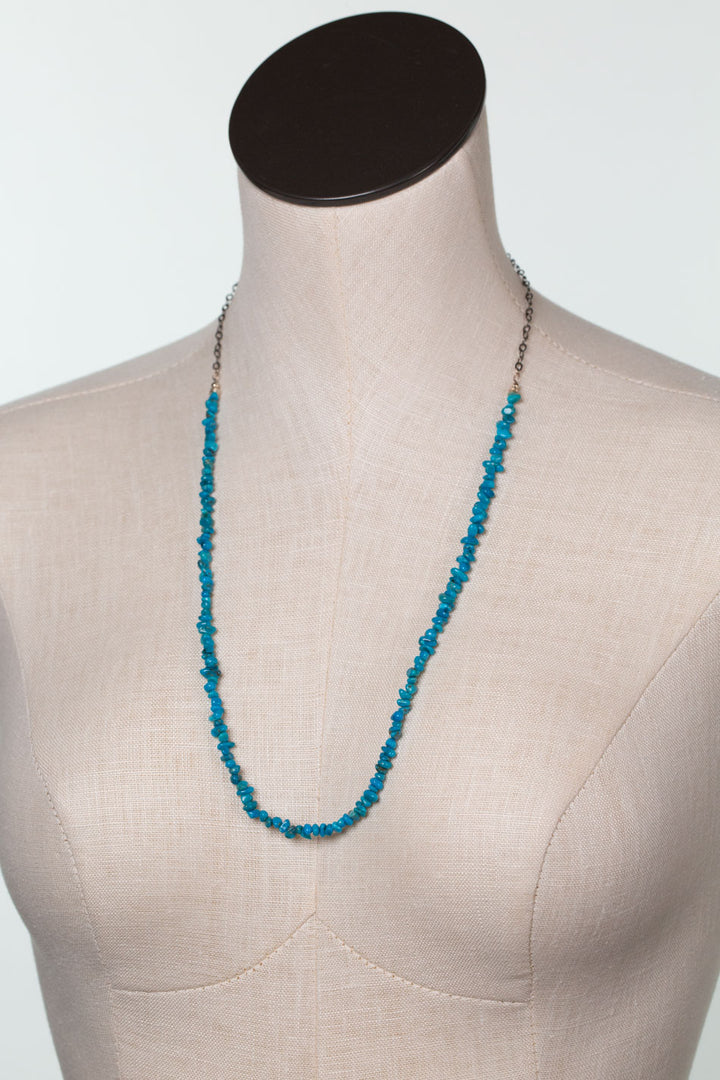 One Of A Kind 24.75-26.75" Kingman Turquoise Simple Necklace