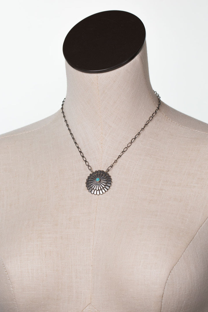 Sheldon Mariano 17" Kingman Turquoise Simple Necklace