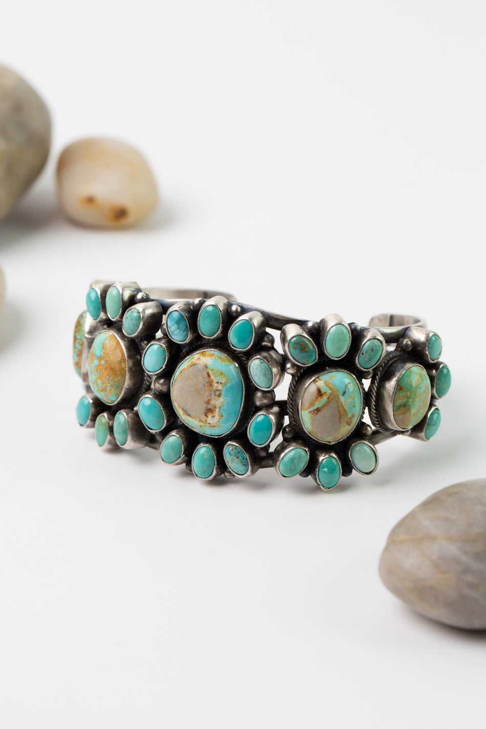 Paul Livingston " Royston Turquoise Cuff Bracelet