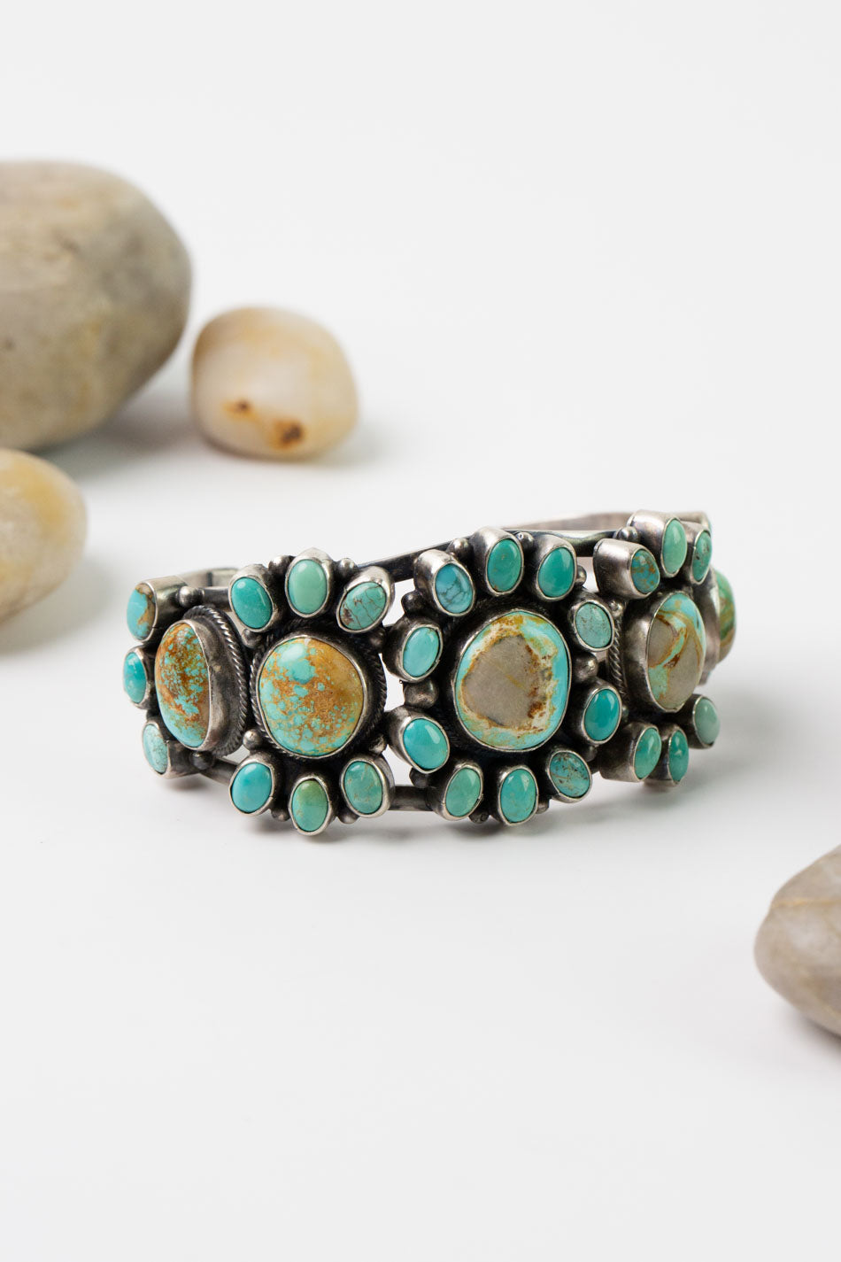 Paul Livingston " Royston Turquoise Cuff Bracelet