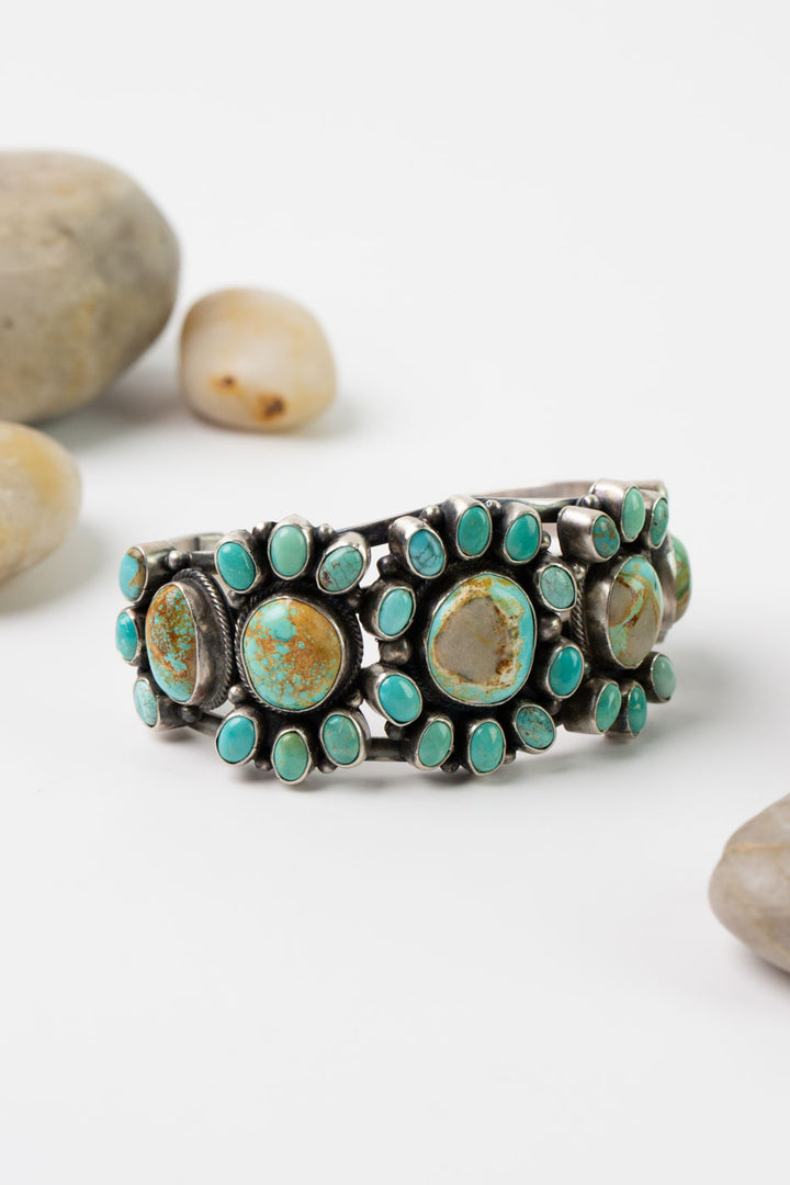 Paul Livingston " Royston Turquoise Cuff Bracelet
