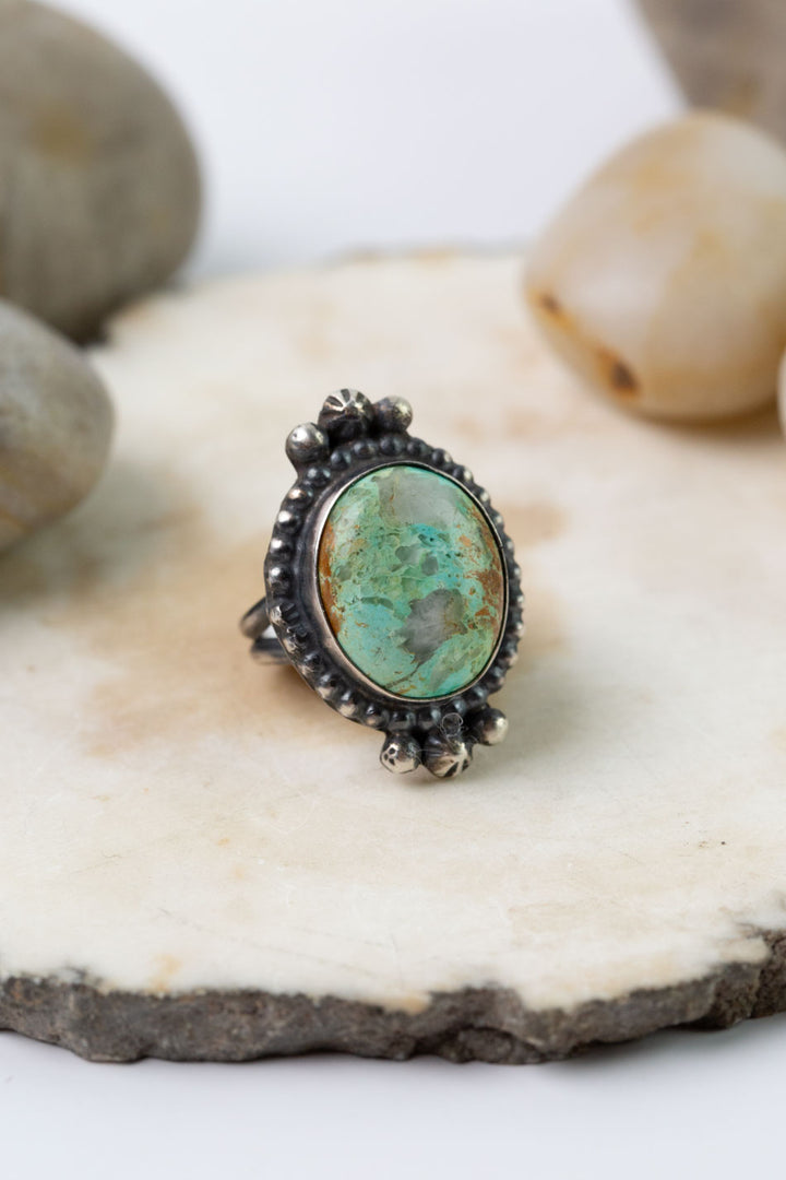 Native American -Size 6" Royston Turquoise Ring