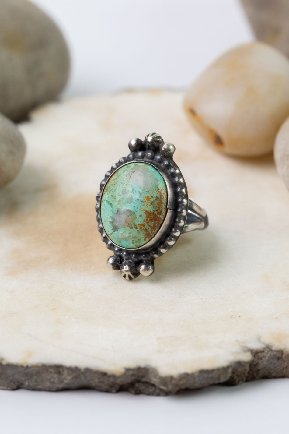 Native American -Size 6" Royston Turquoise Ring