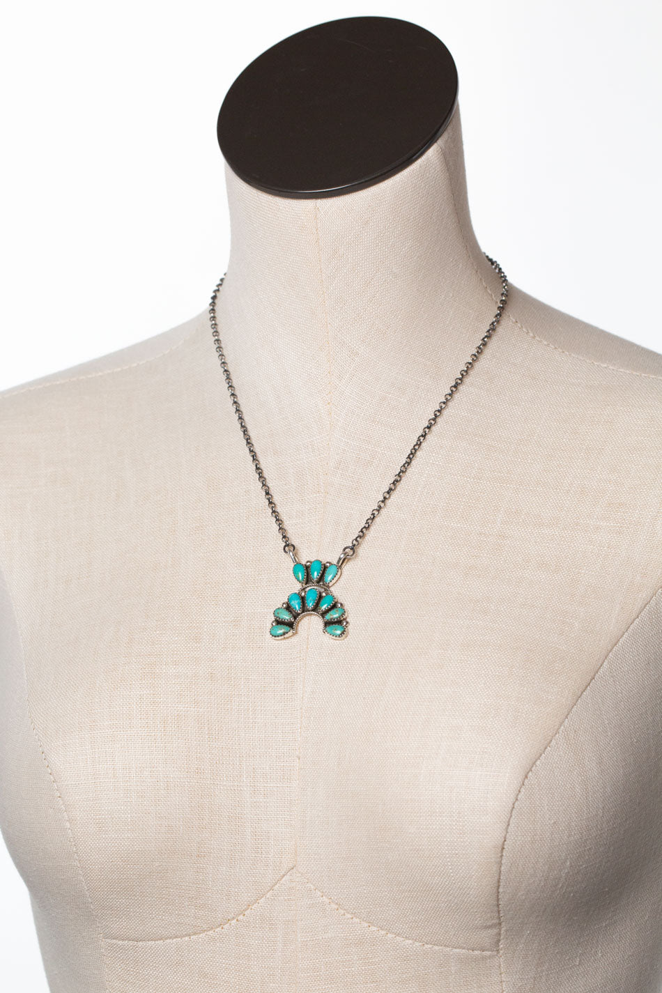 Artist R. N. 19.25" Kingman Turquoise Statement Necklace
