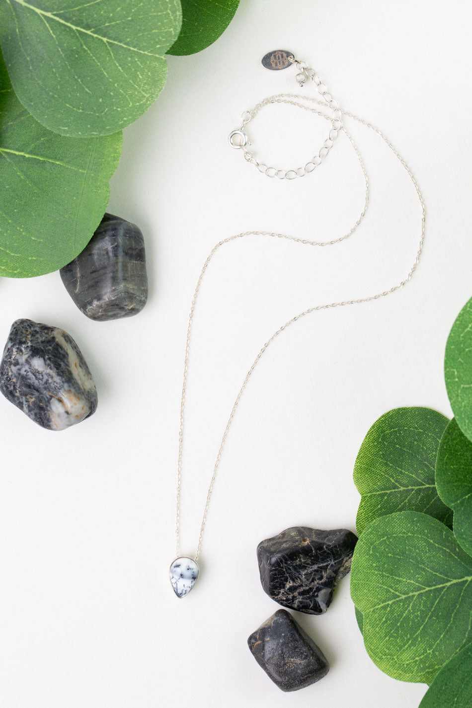 One Of A Kind 18.5-20.5" Dendrite Opal Simple Necklace