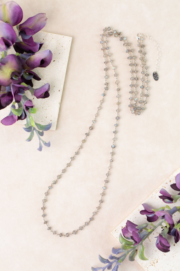 One Of A Kind 35.5-37.5" Labradorite Simple Necklace