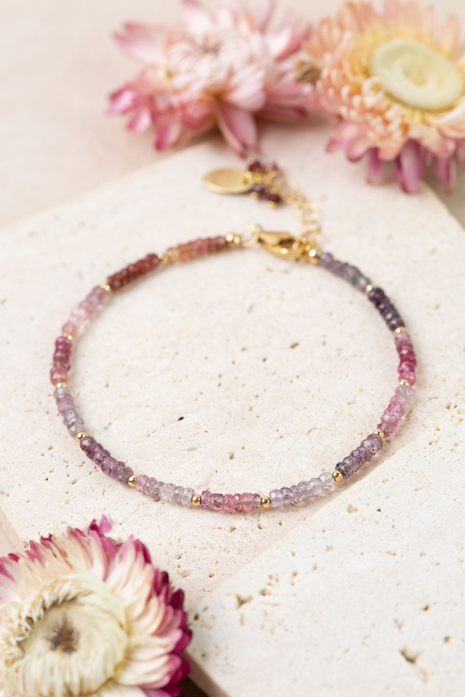 One Of A Kind 7.5-8.5" Spinel Simple Bracelet
