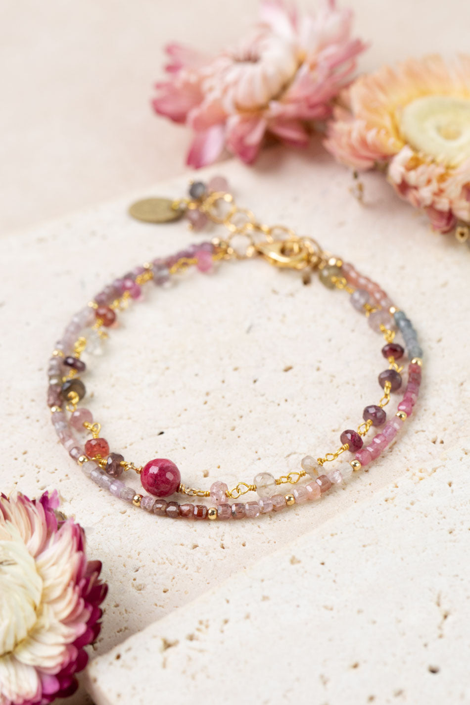 One Of A Kind 7.75-8.75" Spinel Multistrand Bracelet