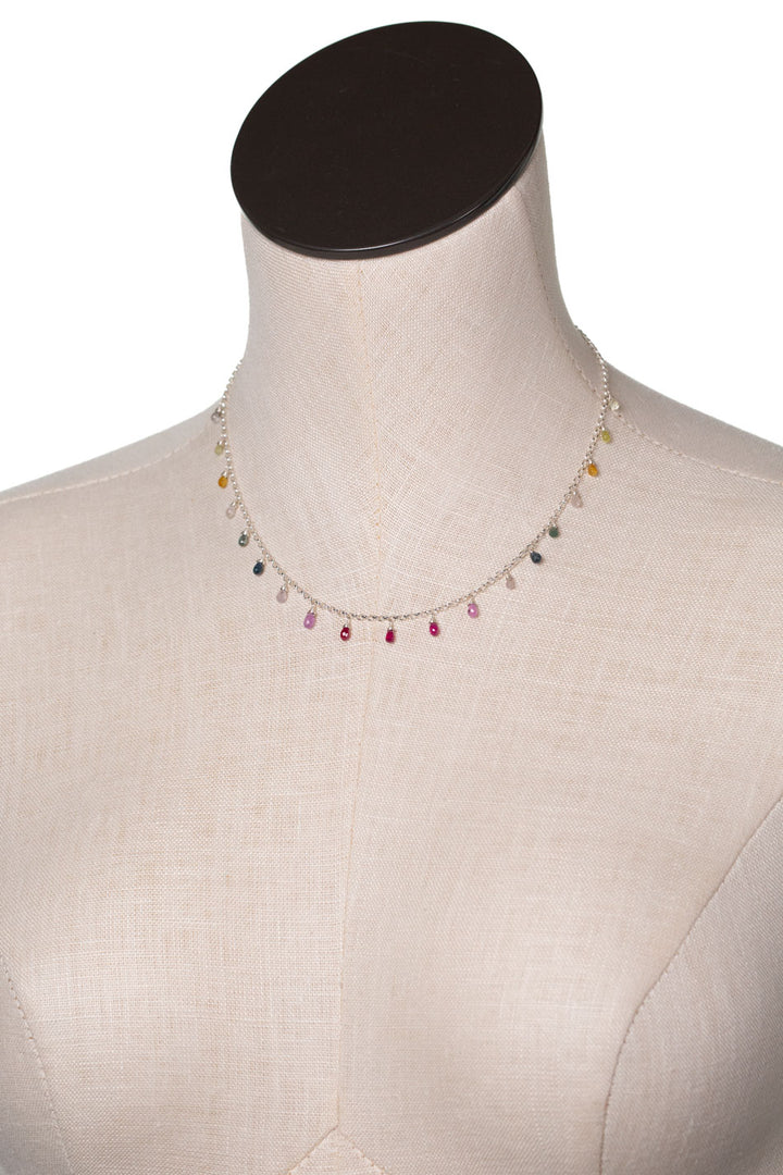 One Of A Kind 15.5-17.5" Sapphire Simple Necklace