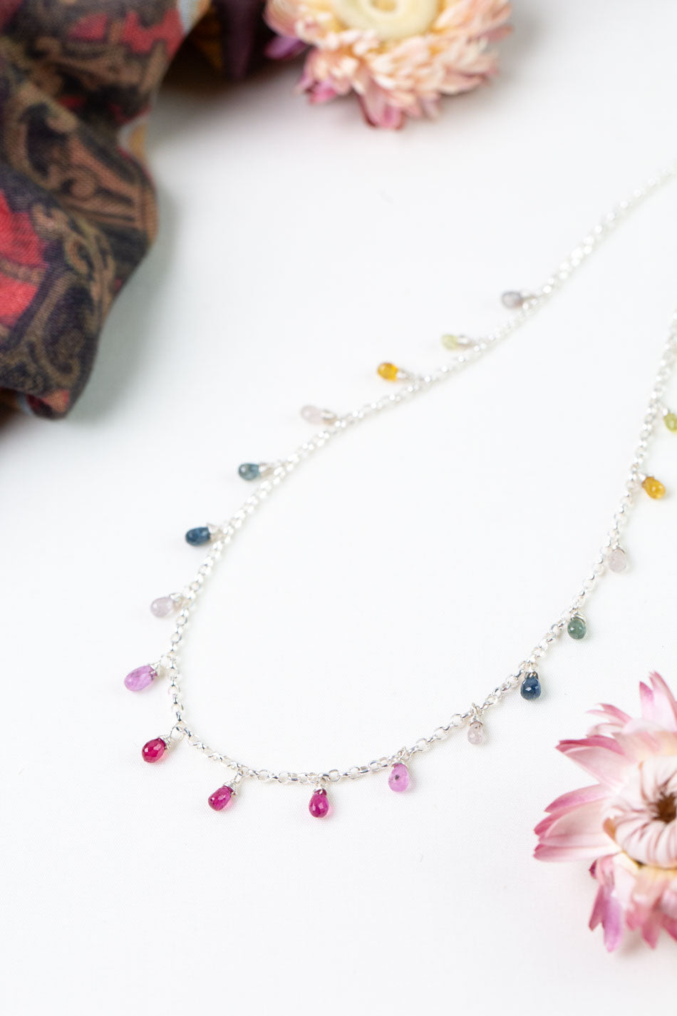 One Of A Kind 15.5-17.5" Sapphire Simple Necklace