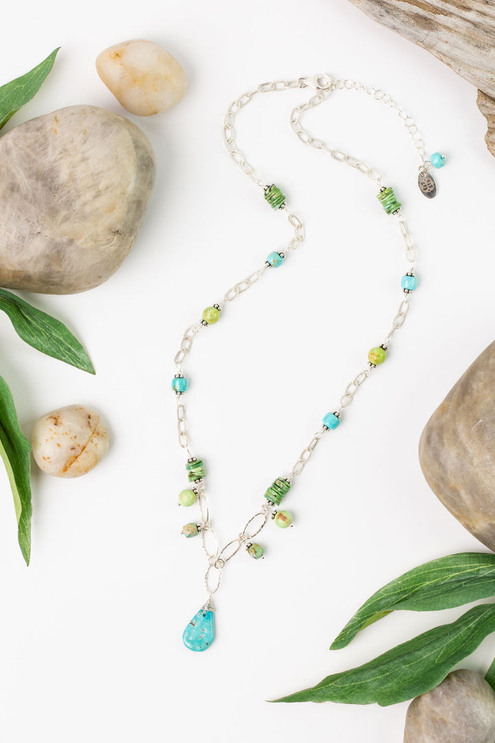 One Of A Kind 18.5-20.5" Turquoise Statement Necklace