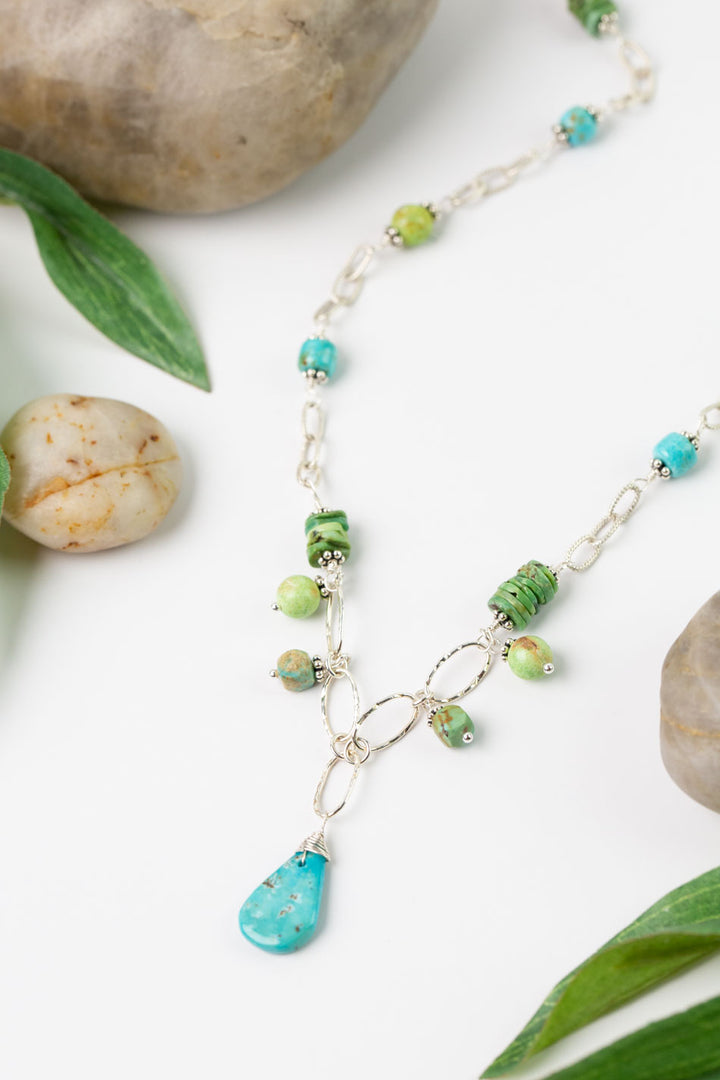 One Of A Kind 18.5-20.5" Turquoise Statement Necklace