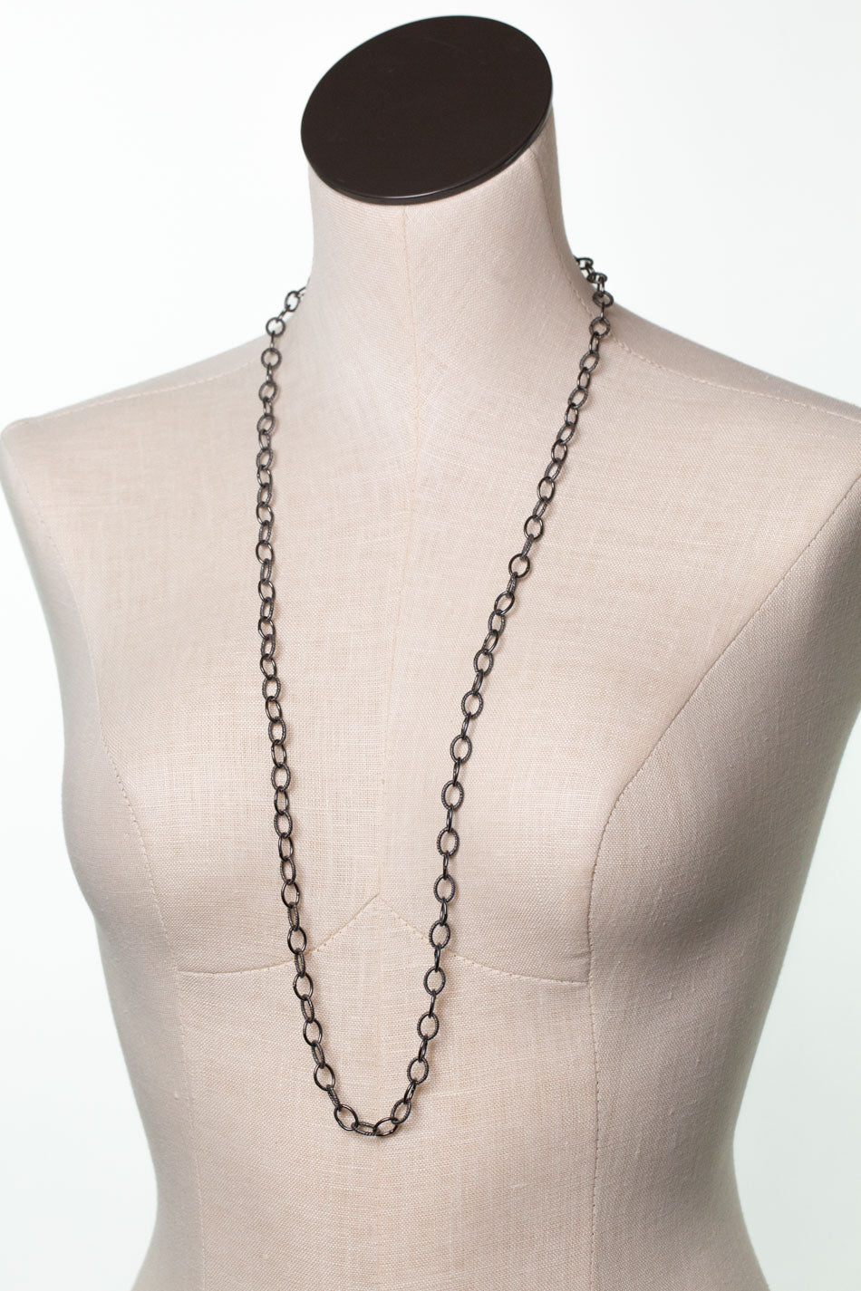 One Of A Kind 36.25" Sterling Silver Simple Necklace