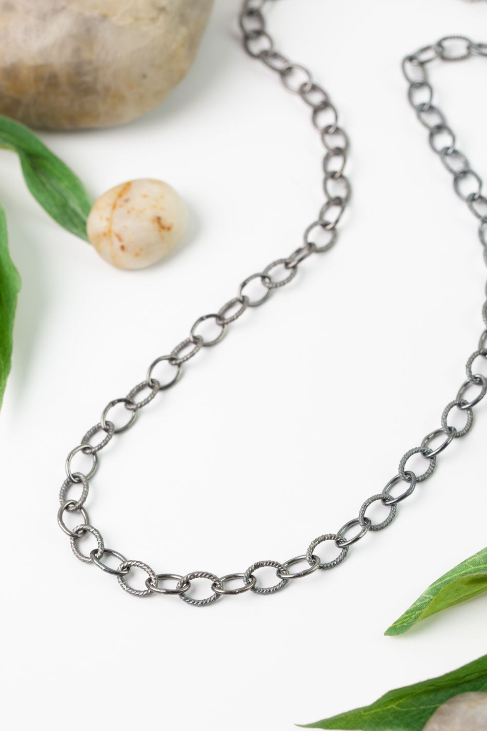 One Of A Kind 36.25" Sterling Silver Simple Necklace