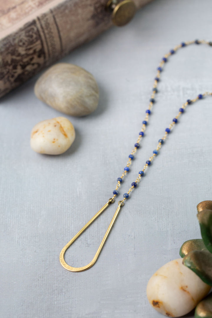 One Of A Kind 23-25" Lapis Simple Necklace