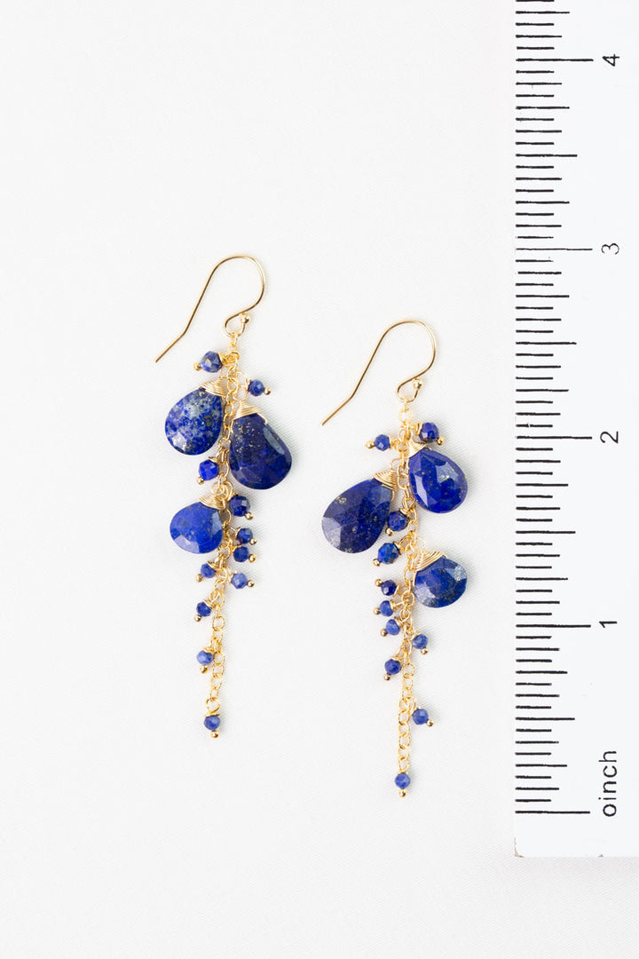 One Of A Kind Lapis Dangle Earrings
