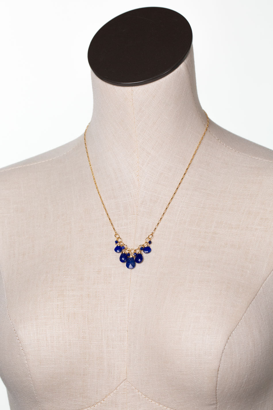 One Of A Kind 18-20" Lapis Collage Necklace