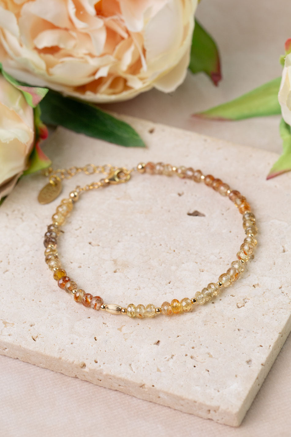 One Of A Kind 7.25-8.25" Natural Zircon Simple Bracelet