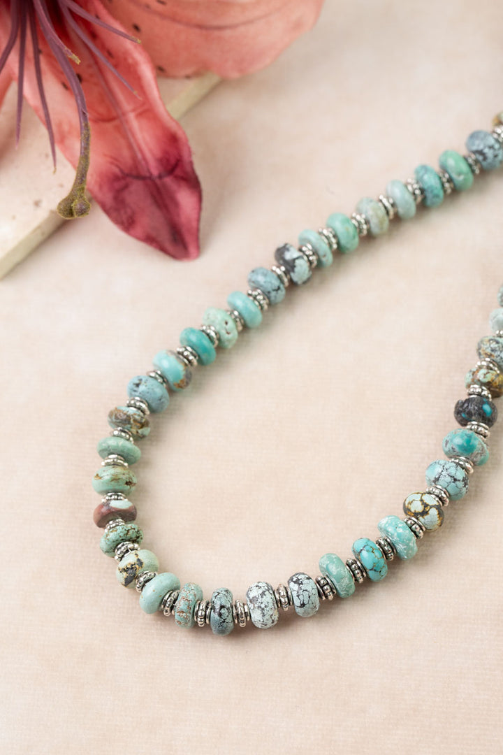 One Of A Kind 25-27" Natural Turquoise Simple Necklace