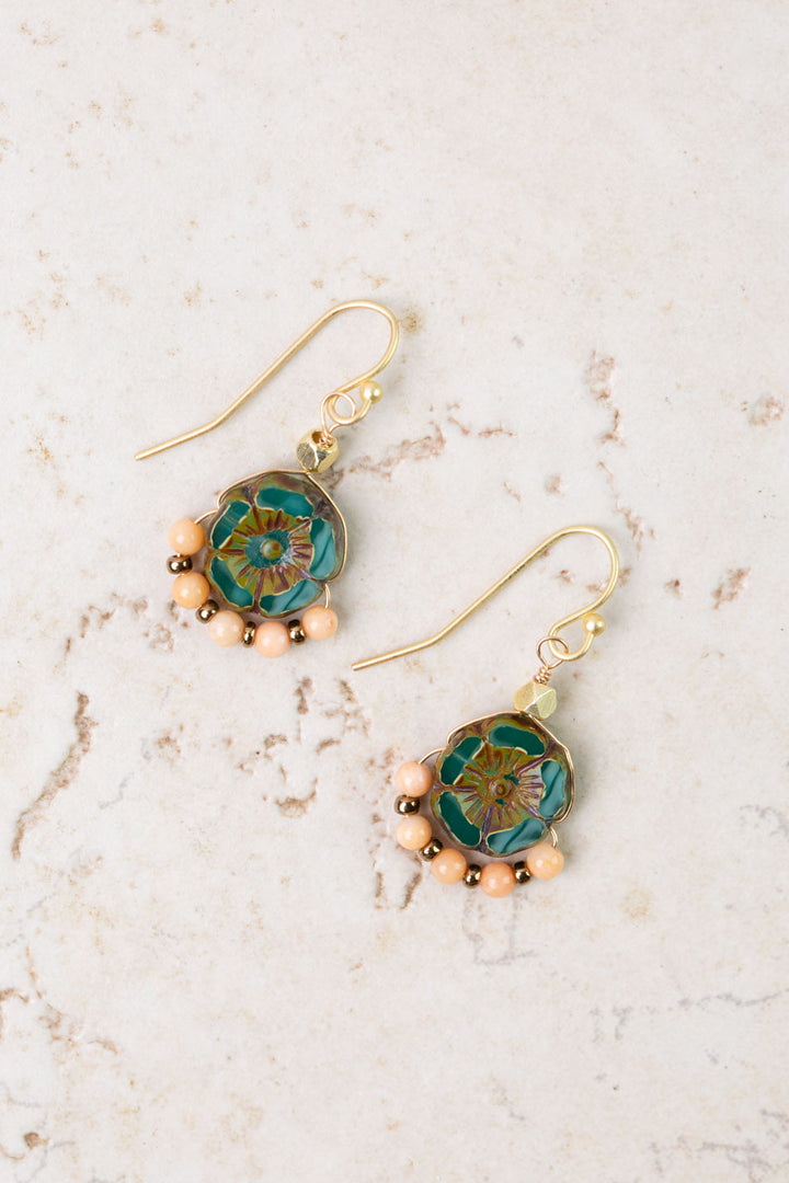 Farmers Market Czech Glass Dangle Earrings