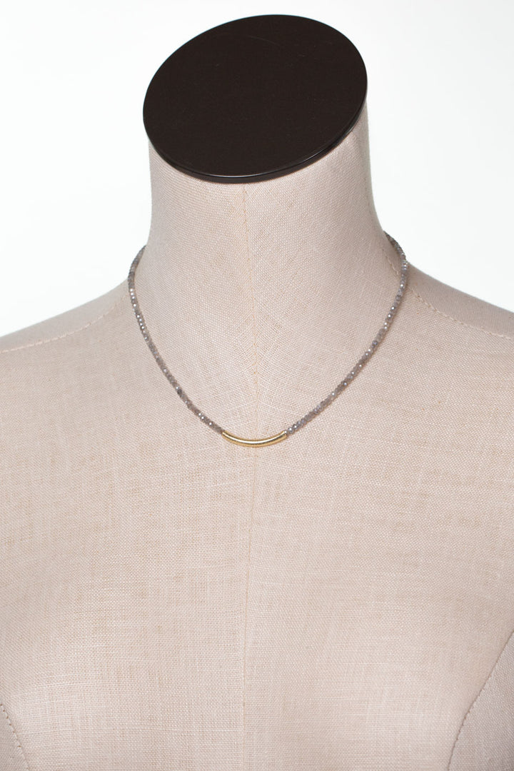 Equinox 15-17" Moonstone Simple Necklace