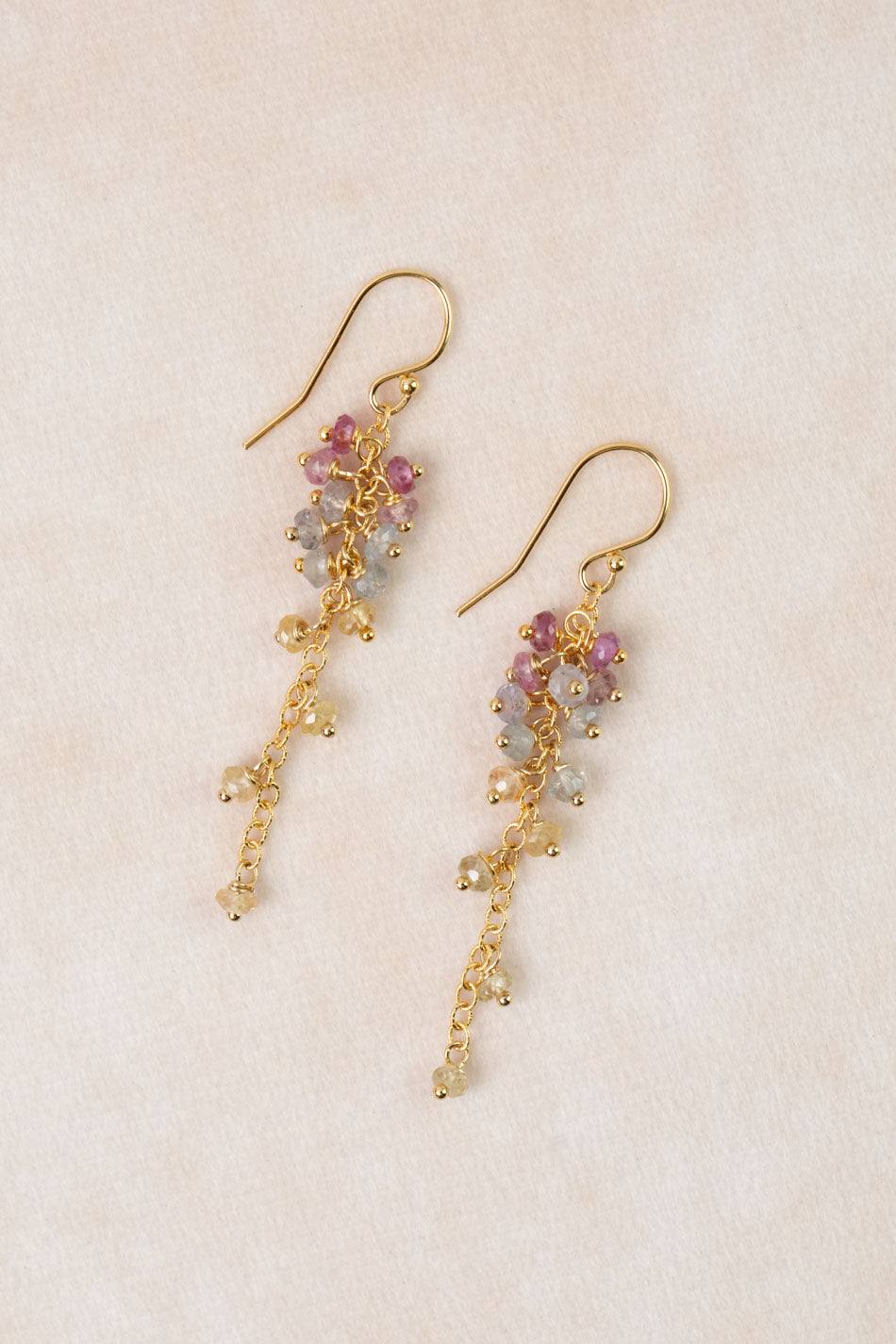 One Of A Kind Sapphire Dangle Earrings