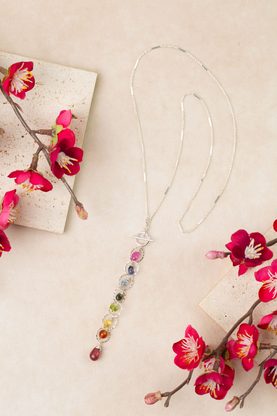 One Of A Kind 19" Sapphire Simple Necklace