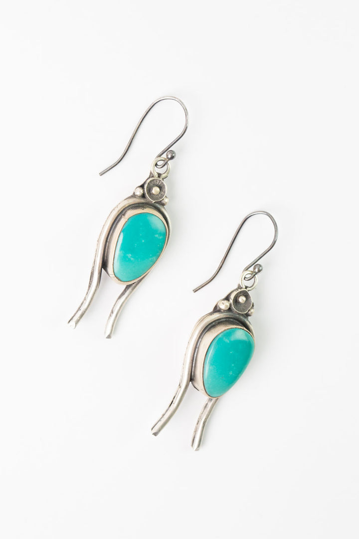 Native American Kingman Turquoise Earrings