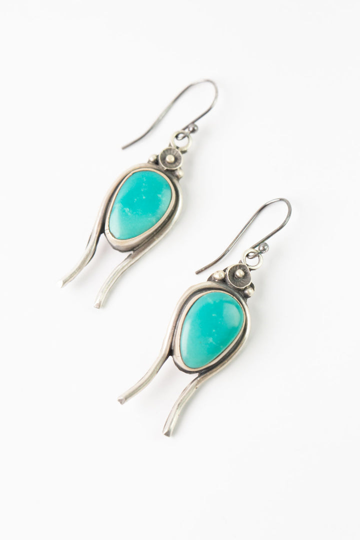 Native American Kingman Turquoise Earrings