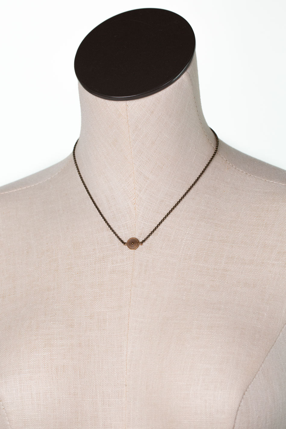 Crisp Autumn 15-17" Brass Simple Necklace