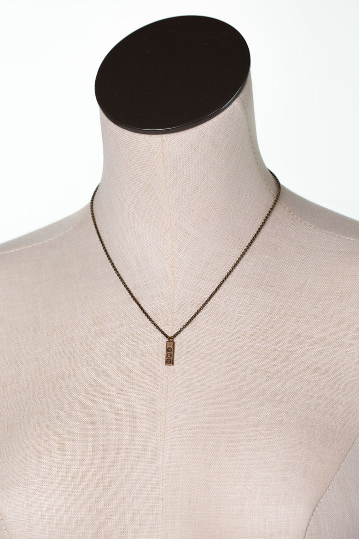 Crisp Autumn 16-18" Brass Simple Necklace