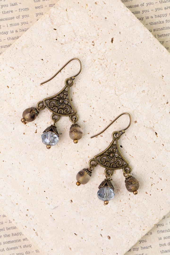 Copper Tides Dangle Earrings