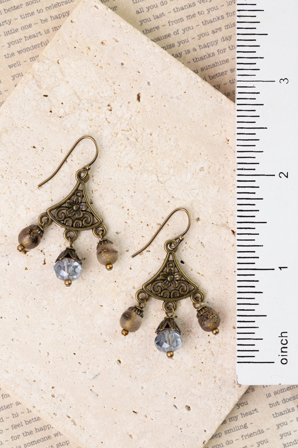 Copper Tides Dangle Earrings