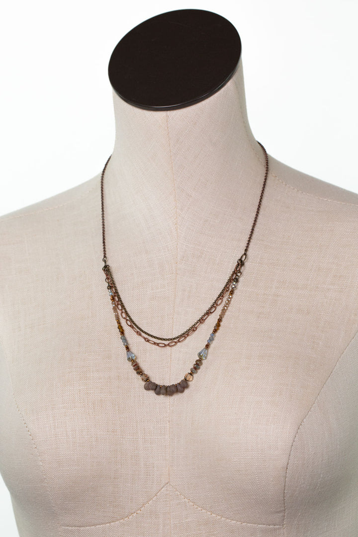 Copper Tides 31-33" Statement Necklace